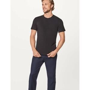 Lululemon 5 Year Basic Tee  black Men's Pima Cotton vitasea sz L